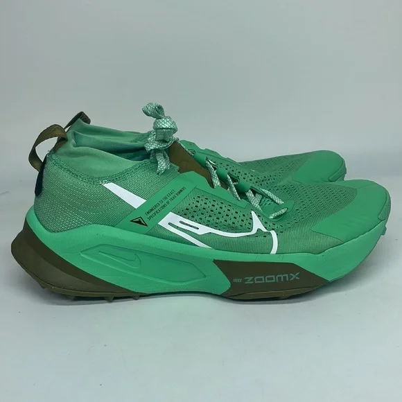 Men’s Nike ZoomXZegama Green/brown DH0623-302 NWOB - Picture 2 of 5